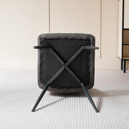 Modernes Esszimmerstuhl-Set 2er-Set Grau – Bequemer Küchenstuhl