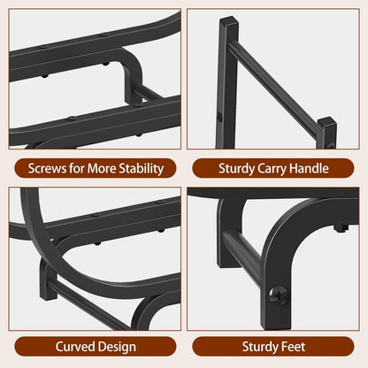 Kaminholzregal Metall – Robust & Modern für Innen & Außen