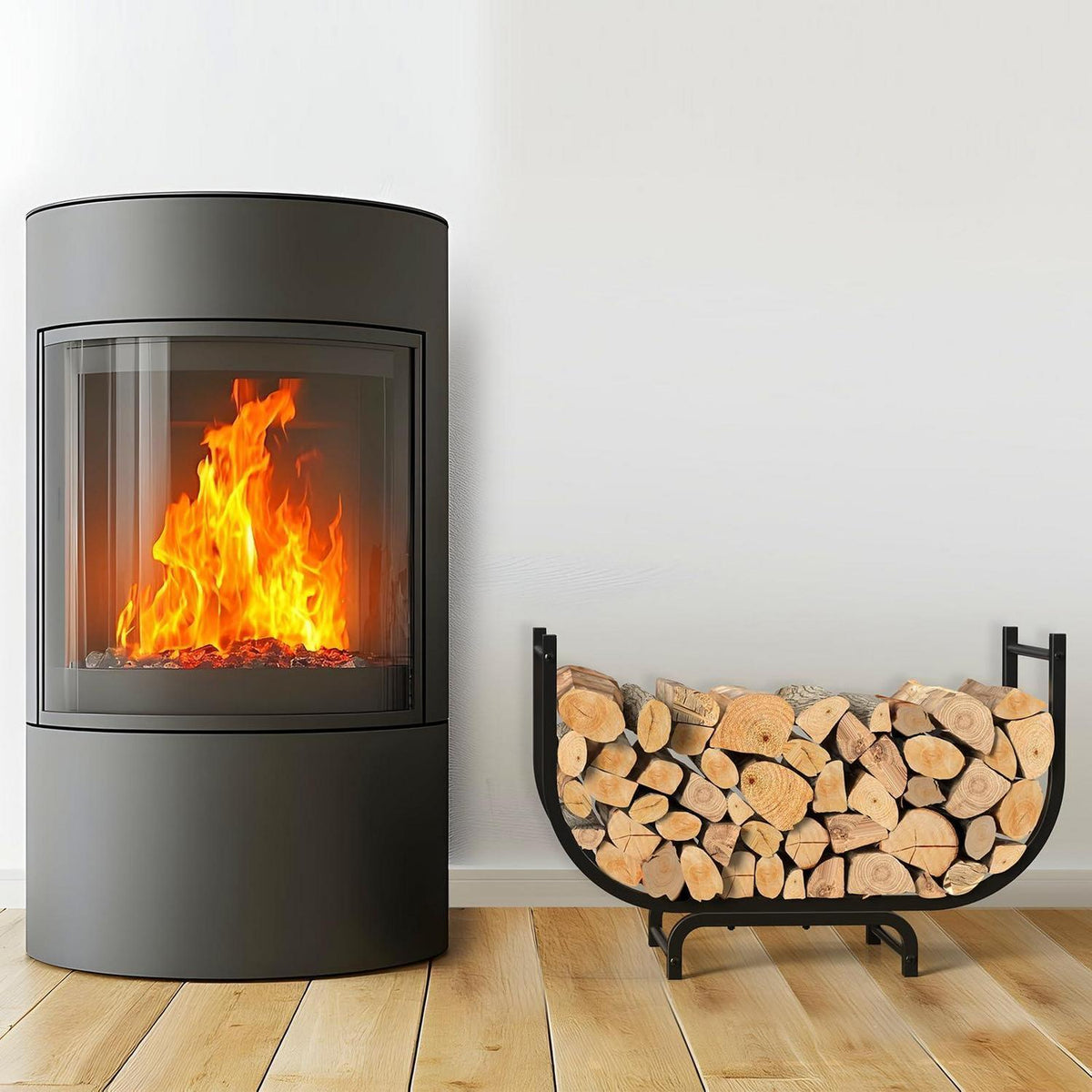 Kaminholzregal Metall – Robust & Modern für Innen & Außen