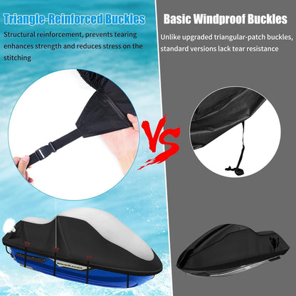 JetSki Abdeckplane 900D, 2XL, Silber-Schwarz