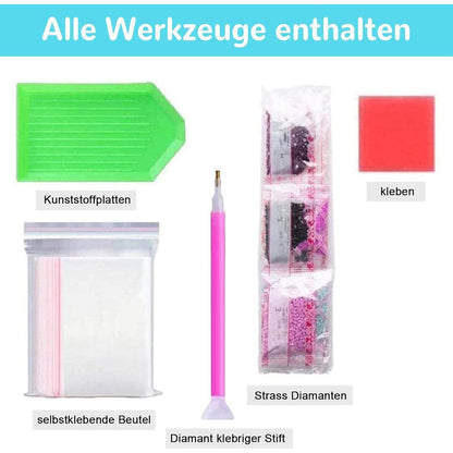 5D Diamant Painting Set für Erwachsene & Anfänger