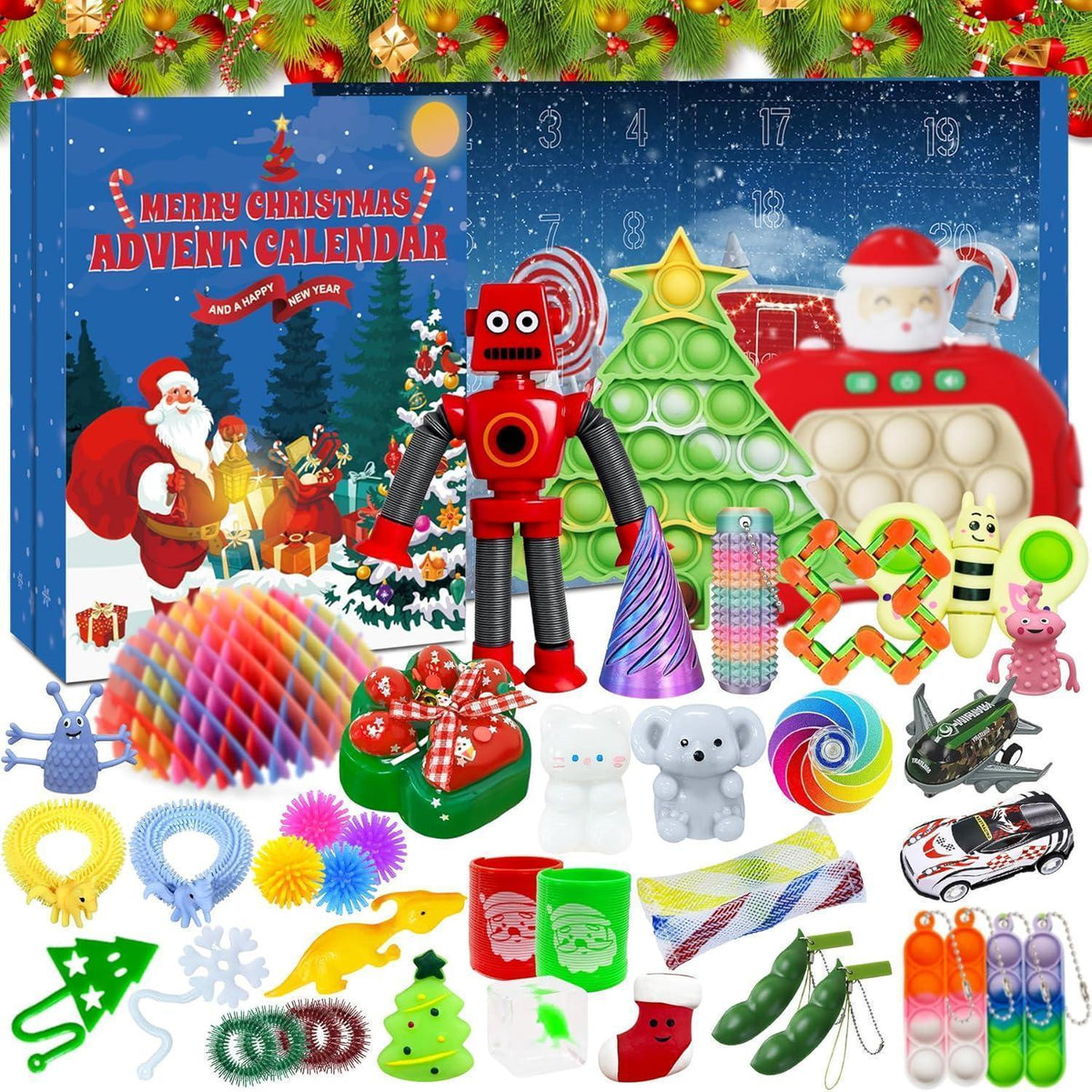 Fidget Adventskalender 2026 für Kinder – Stressabbau & Spielspaß