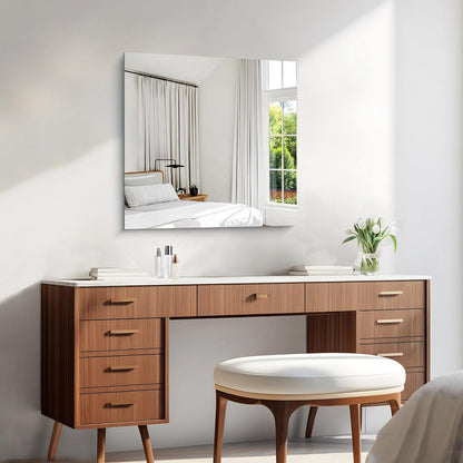 Rahmenloser Badezimmerspiegel 61x61 cm – Modern & Bruchsicher