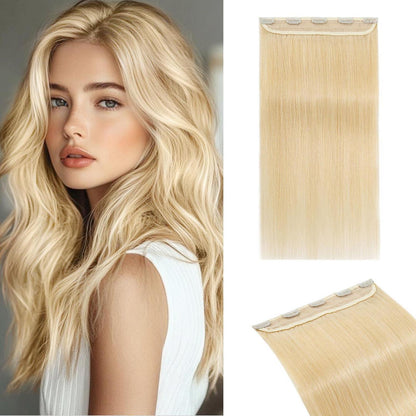 Blond Haarverlängerung Echthaar 50cm – Clip In Extensions
