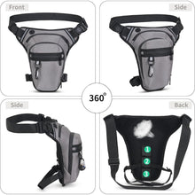 Motorrad Beintasche Wasserdicht – Sport & Outdoor Tasche Grau