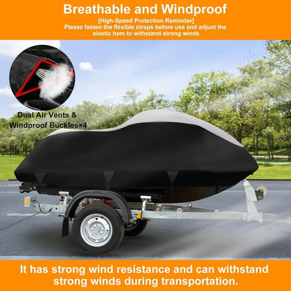 Jet Ski Abdeckplane 900D Wasserdicht mit Belüftung