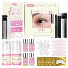 Wimpernlifting & Augenbrauenfarbe Set – Braun für natürlichen Look