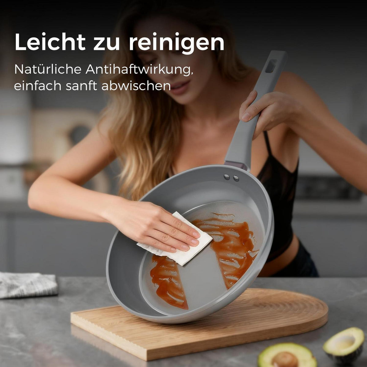 Keramik Pfannenset 3-teilig – Antihaft & Induktionsgeeignet