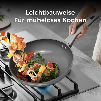 Keramik Pfannenset 3-teilig – Antihaft & Induktionsgeeignet