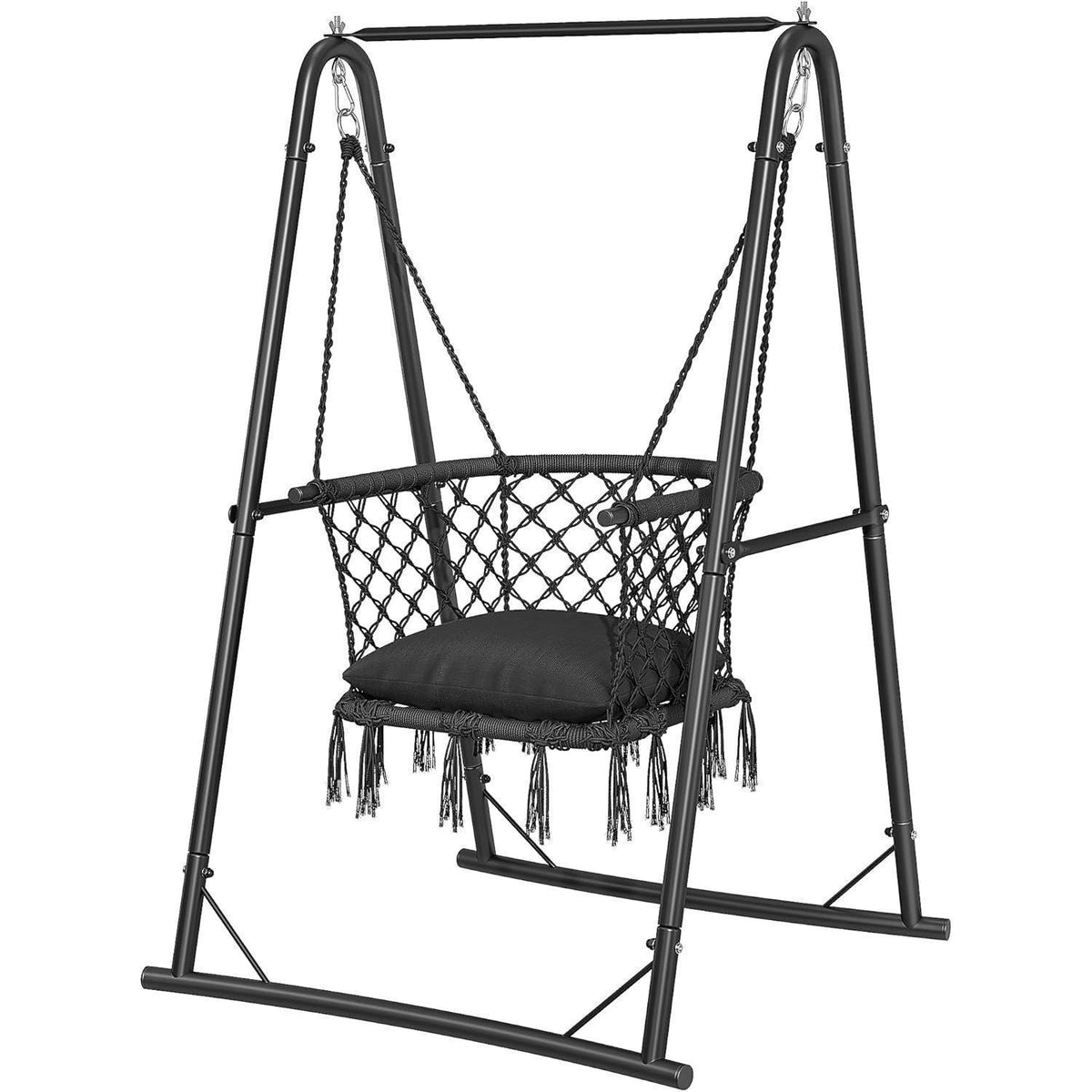 Hängesessel mit Gestell & Kissen – Bequem & Stabil für Terrasse/Balkon