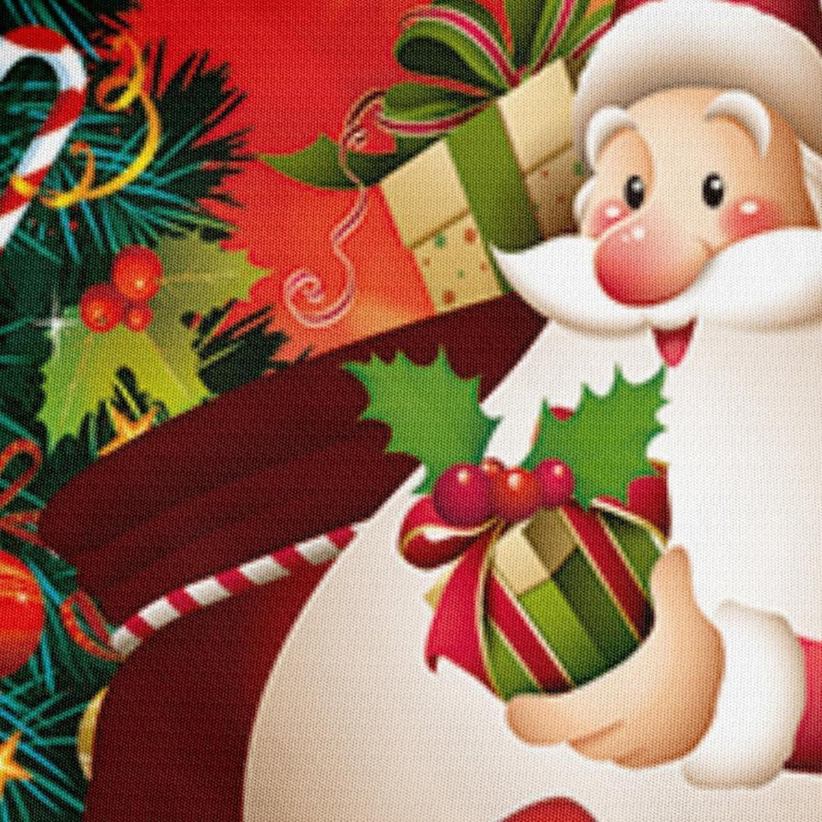 Weihnachts Bettwäsche Set 135x200 Rot Grün 3D 4-teilig