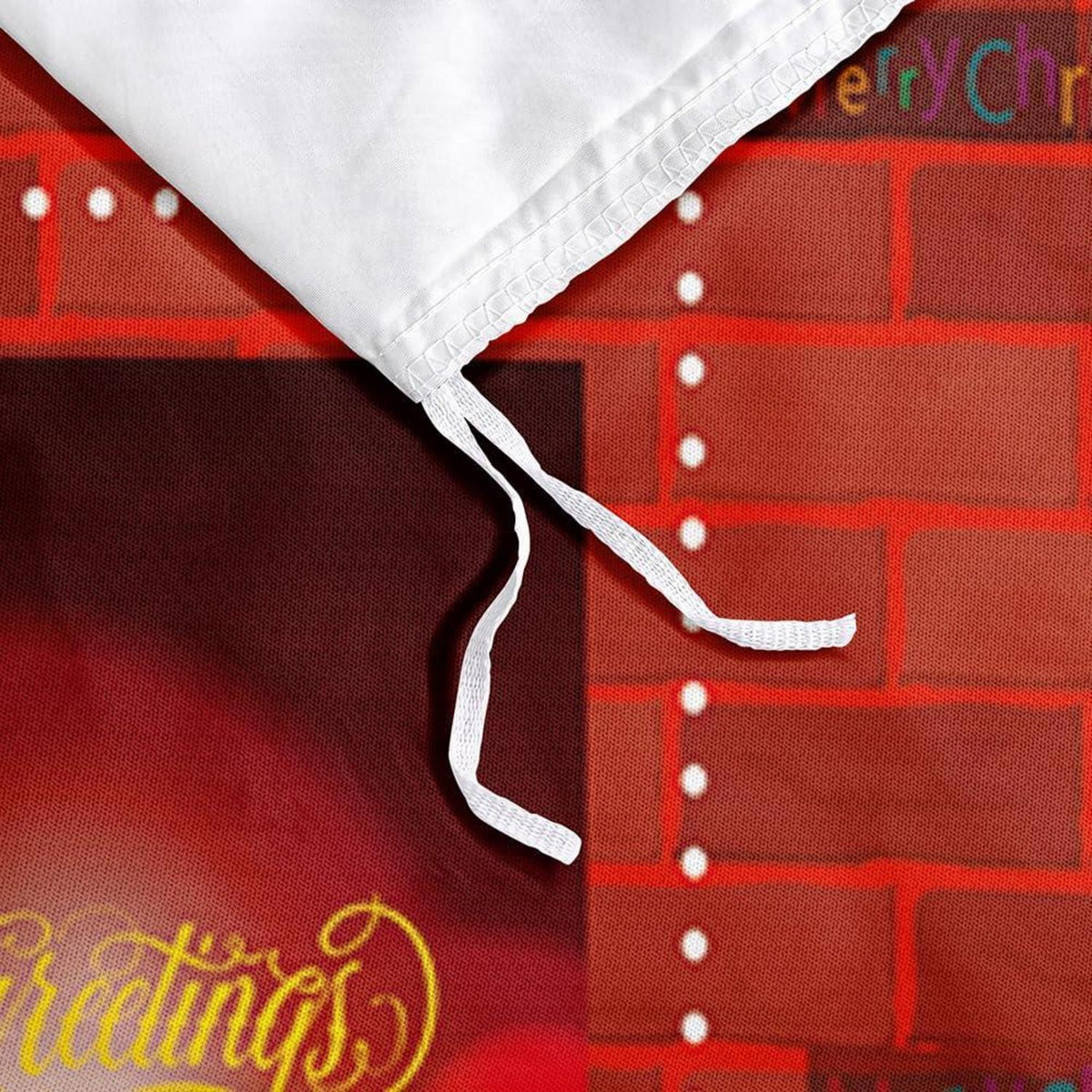 Weihnachts Bettwäsche Set 135x200 Rot Grün 3D 4-teilig