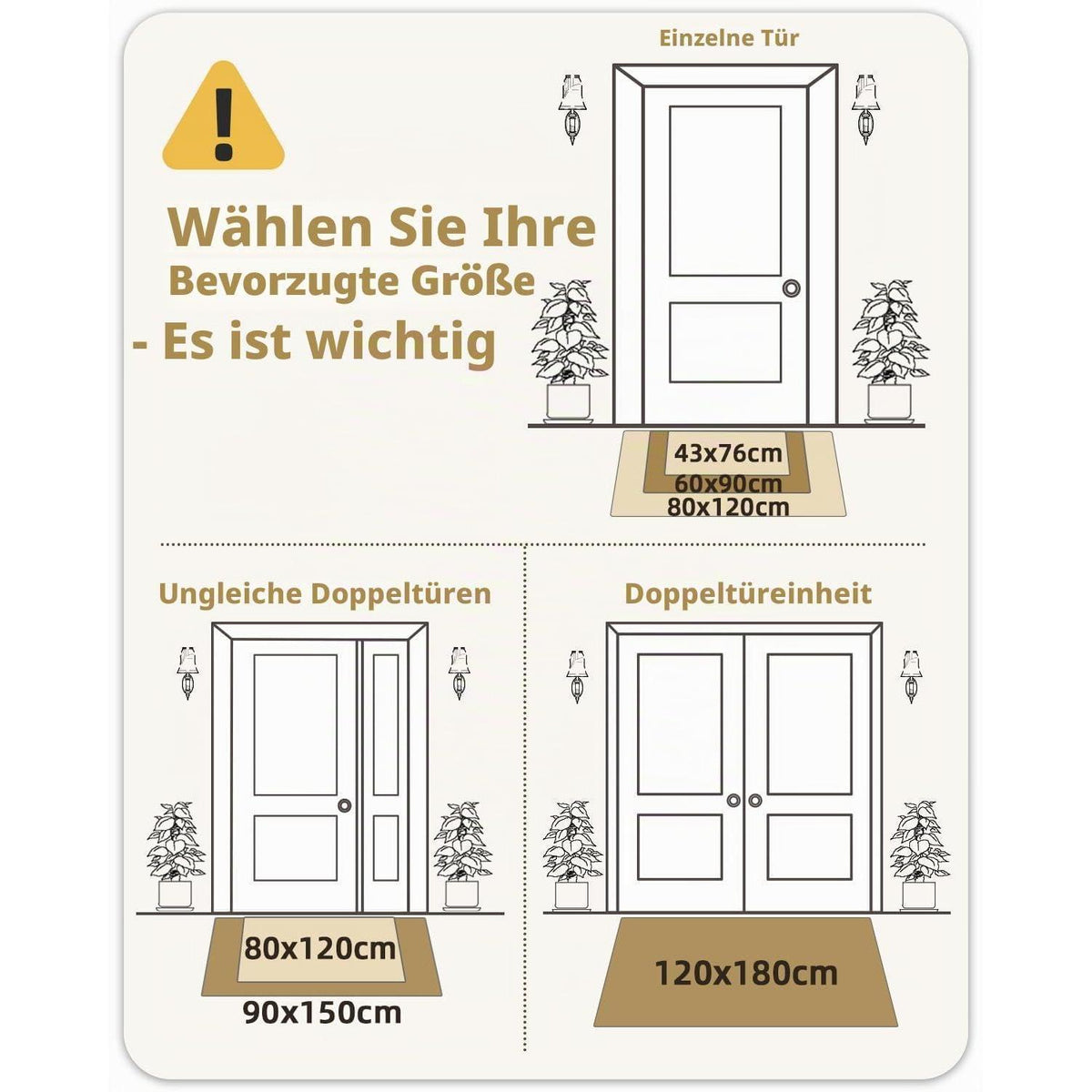 Fußmatte Blau 90x150 cm - Schmutzfangmatte für innen & außen
