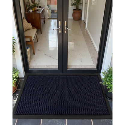 Fußmatte Blau 90x150 cm - Schmutzfangmatte für innen & außen