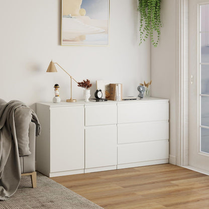 3er Set Kommoden Weiß – Schlafzimmer, Büro & Wohnen