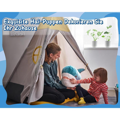 XXL Hai Kuscheltier 100cm - Weiches Plüschtier für Kinderzimmer