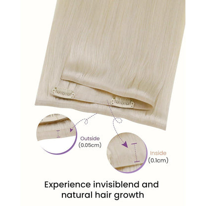 Echthaar Clip-Ins Blond #613 – 40cm, 100g