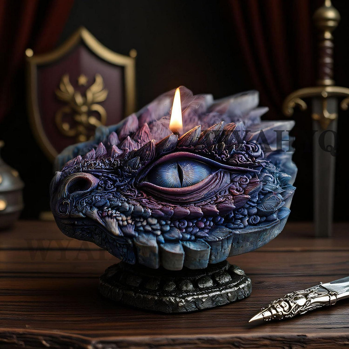 Drachen Gießform für Kerzen, Seife & Deko