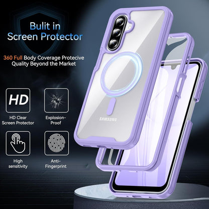 360° Hülle mit Displayschutz für Samsung Galaxy A17 5G - Lila