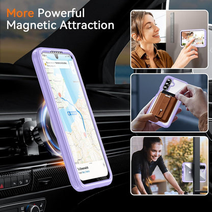 360° Hülle mit Displayschutz für Samsung Galaxy A17 5G - Lila