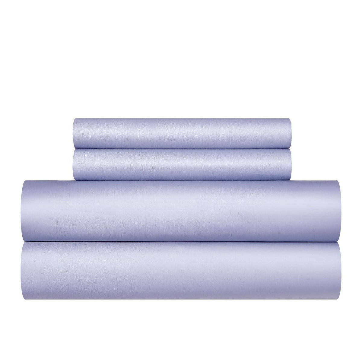 Mako Satin Bettwäsche Set Lila 135x200 cm 4-teilig