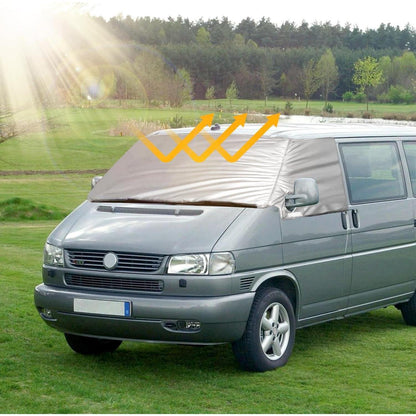Thermo Frontscheibenabdeckung für VW T4 – Frostschutz & Sonnenschutz