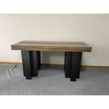 Rustikaler Konsolentisch 160cm – Schmaler Flurtisch für Wohnzimmer