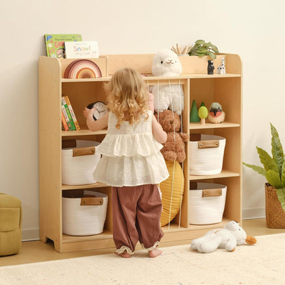 Kuscheltier Aufbewahrung & Kinderbuchregal – Spielzeugorganisator