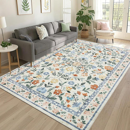 Waschbarer Teppich Grün 160x230 cm – Rutschfest & Weich