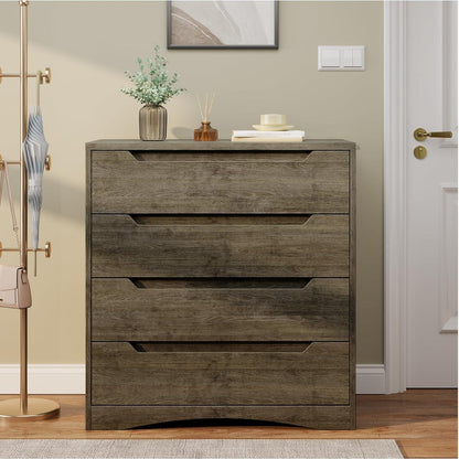 Weißes 4-Schubladen Sideboard | Schlafzimmer Kommode 71x41x82 cm
