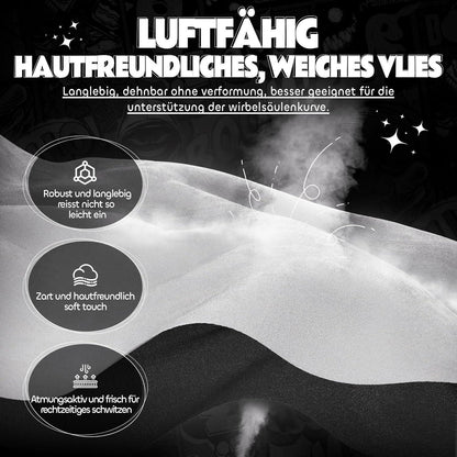 Gaming Stuhl Katze mit Fußstütze & Katzenohren, Ergonomisch, 200kg, Schwarzweiß