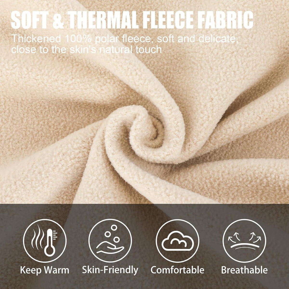 Winter Thermo Kapuzenschal Unisex – Warm & Winddicht für Damen & Herren