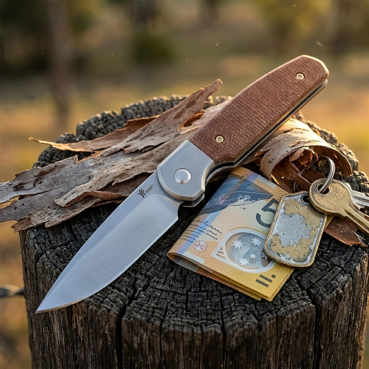 Klappmesser D2 Stahl – Outdoor Messer EDC Bushcraft Survival