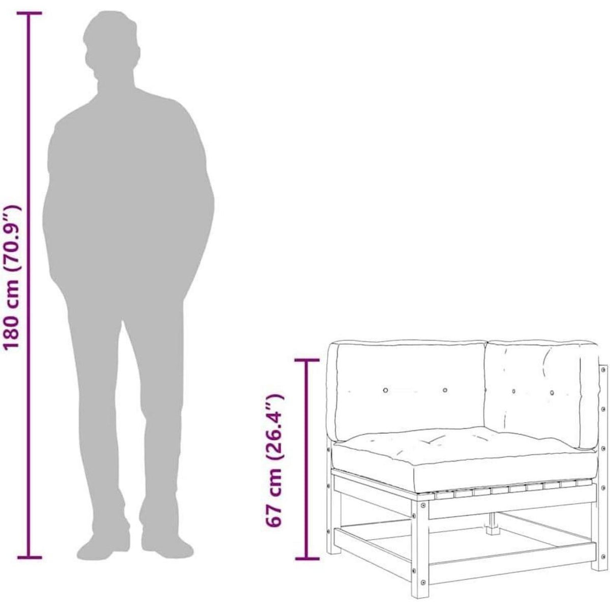 3-Sitzer Sofa mit Schlaffunktion Dunkelgrau 210 cm