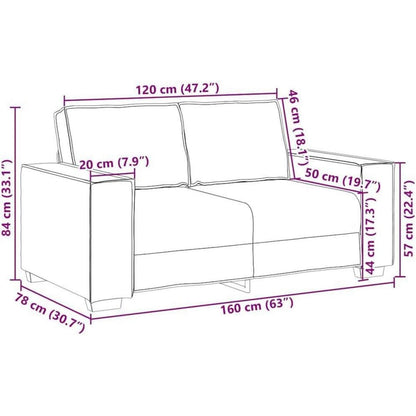 Taupe Stoff Sofa Set: 3-Sitzer, 2-Sitzer & Sessel