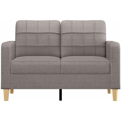2-Sitzer Sofa mit Bettfunktion & Pillow-Armlehne, Taupe