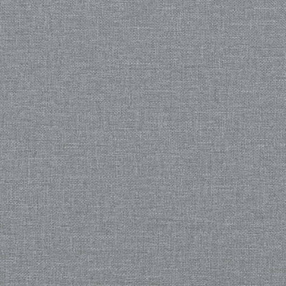 3-Sitzer Sofa mit Hocker & Schlaffunktion – Hellgrau 210cm
