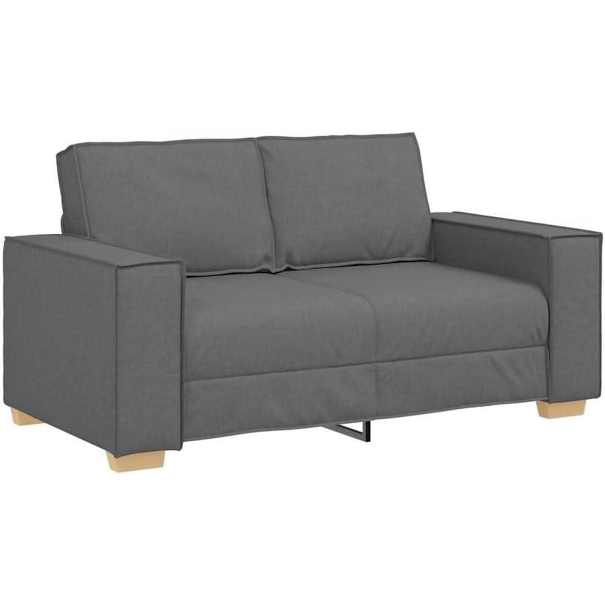 Graues Sofa-Set: 3-Sitzer, 2-Sitzer & Sessel