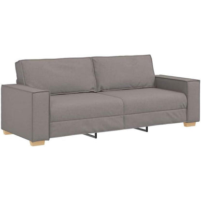 Taupe Stoffsofa 2-Sitzer & 3-Sitzer Set – Komfortabel & Vielseitig