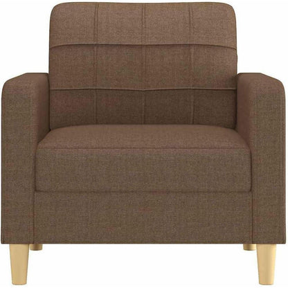 Bodensofa mit Pillow-Support – Bequemes Schlafsofa Braun