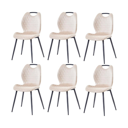 Esszimmerstühle 6er-Set Beige – Modern & Bequem