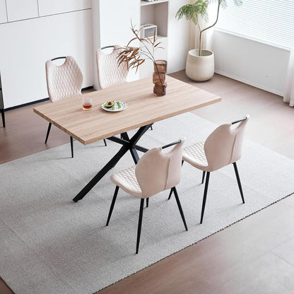 Esszimmerstühle 6er-Set Beige – Modern & Bequem