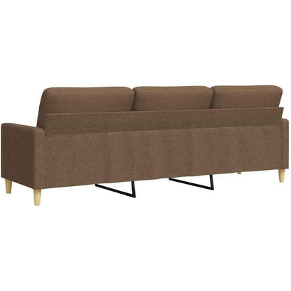3-Sitzer Sofa mit Schlaffunktion, Braun, 210 cm
