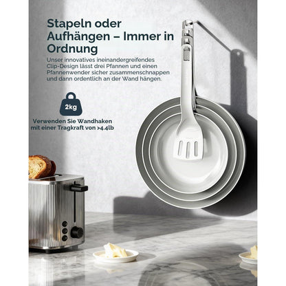3-teiliges Antihaft-Pfannenset Induktion | Keramikbeschichtung 20/24/28cm