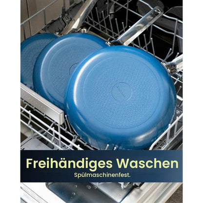 3-teiliges Antihaft-Pfannenset Induktion | Keramikbeschichtung 20/24/28cm