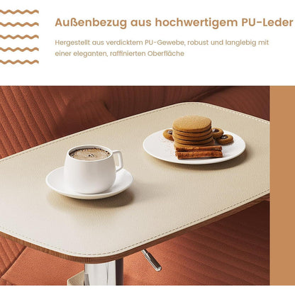 Höhenverstellbarer Beistelltisch Couch – Moderner Kaffeetisch mit Gasdruckfeder