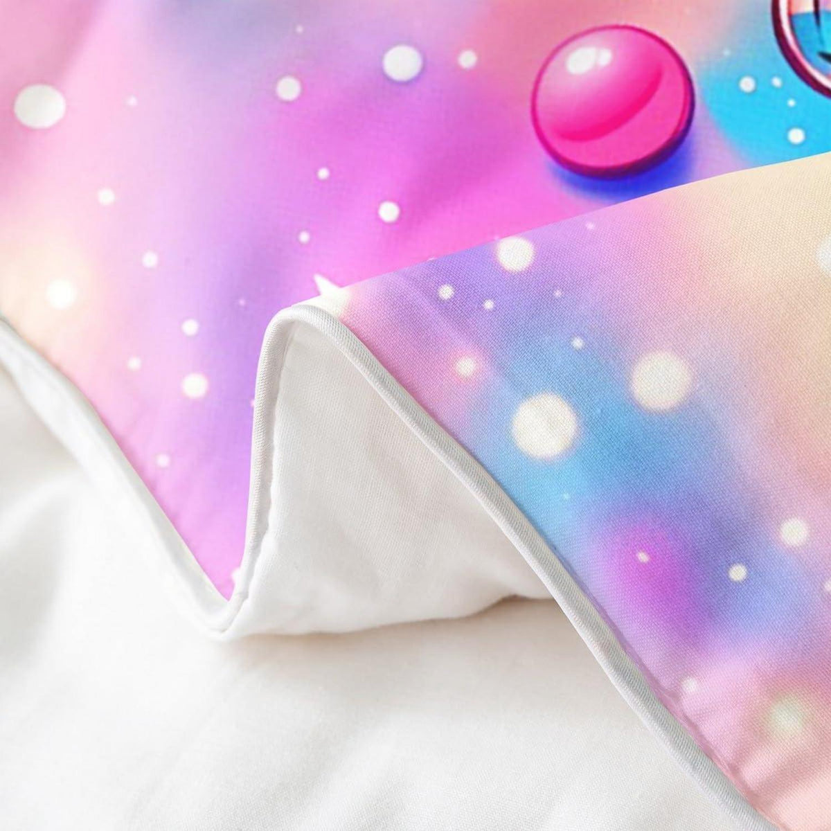 Axolotl Bettwäscheset Baumwolle 200x200 Regenbogen Kawaii