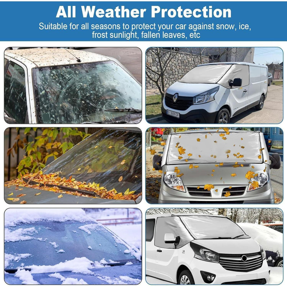 Windschutzscheibenabdeckung Opel Vivaro/Trafic/Primastar (Abnehmbar)