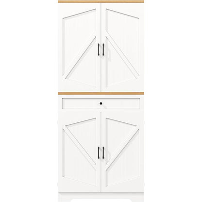 Küchenschrank mit 12 Fächern & Schubladen – 80x40x180cm