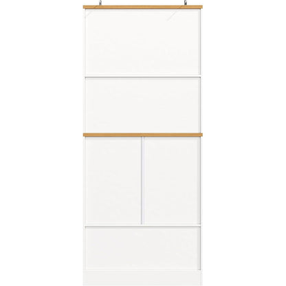 Küchenschrank mit 12 Fächern & Schubladen – 80x40x180cm